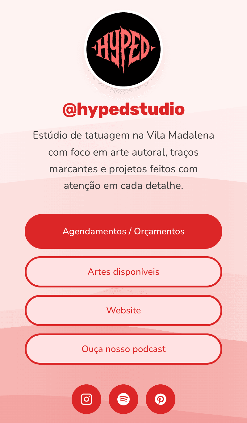 Prévia do perfil público do artista